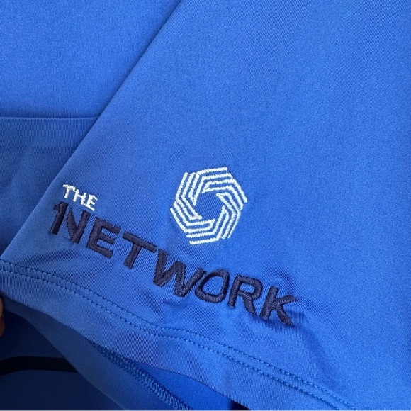 Peter Millar Performance Polo Summer Comfort Crown Sport - Network Logo Blue M - Picture 7 of 11